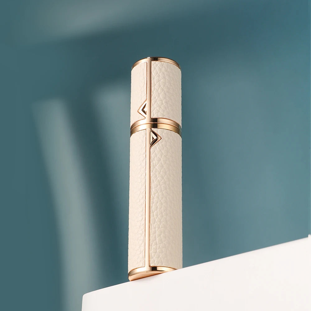 Louischanzl 8ml Magnet Leather refill Perfume Atomizer Bottle Portable Spray Mini Perfume Atomizer for Travel Cologne Dispenser