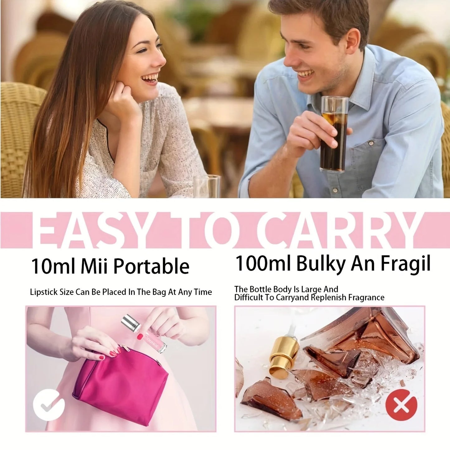 Roll-on Pheromone Perfume Sexy Perfume for Men Women Lovers Long Lasting Perfume Dating Fragrant Perfumes