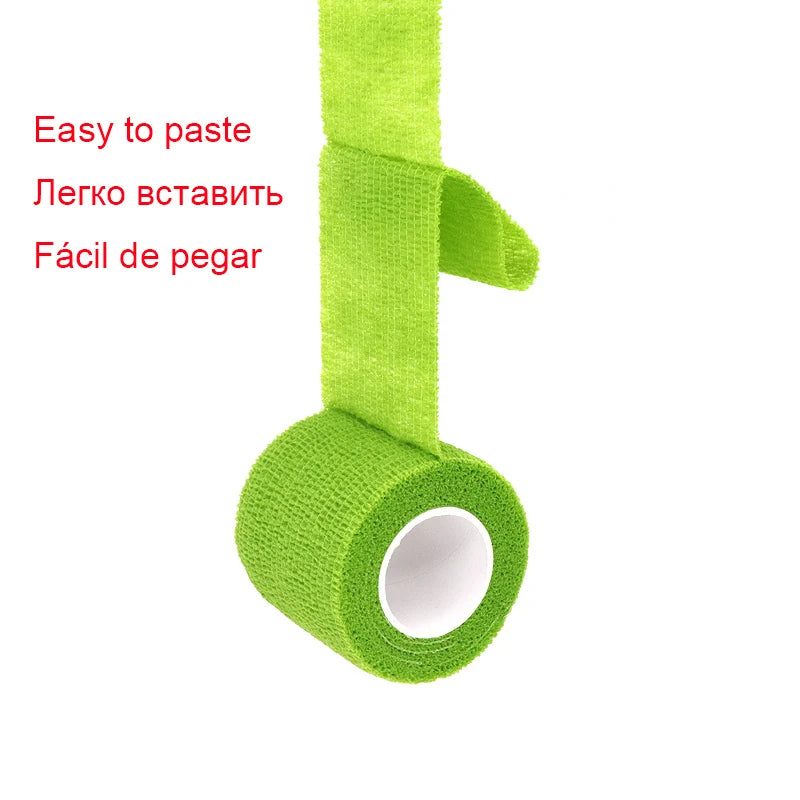 18 Colors Colorful Athletic Wrap Tape Self Adhesive Elastic Bandage Bands Sports Protector For Knee Finger Ankle Palm Pet