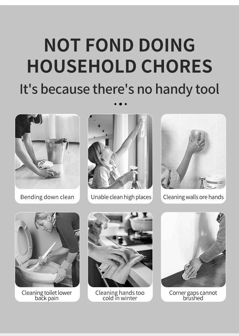 Electric Spin Scrubber Cordless Multi-Function Low Noise Electric Cleaning Brush Replaceable Brush Heads And Adjustable Handle