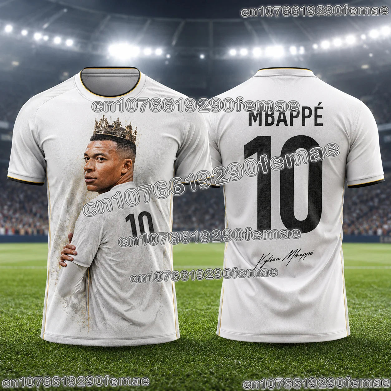 Mbappé 2026 New Arrival Men Soccer Jersey Superstar Commemorative Printed Breathable Quick Dry Football Sports Top
