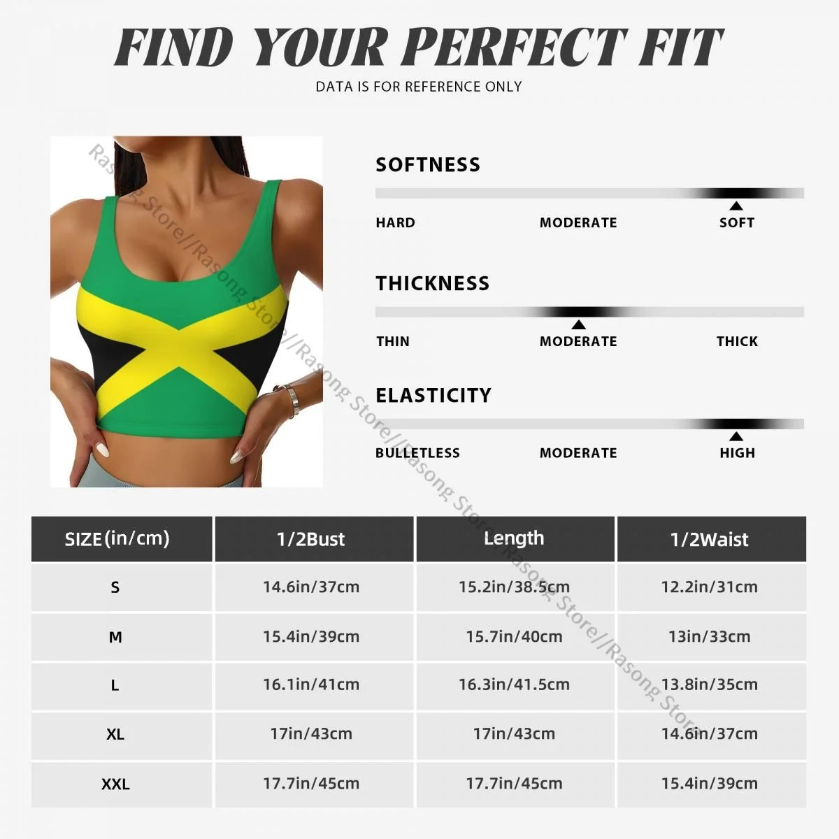 Sports Bra Women Running Yoga Clothes Vest Jamaica Flag Gathering Fitness Vest