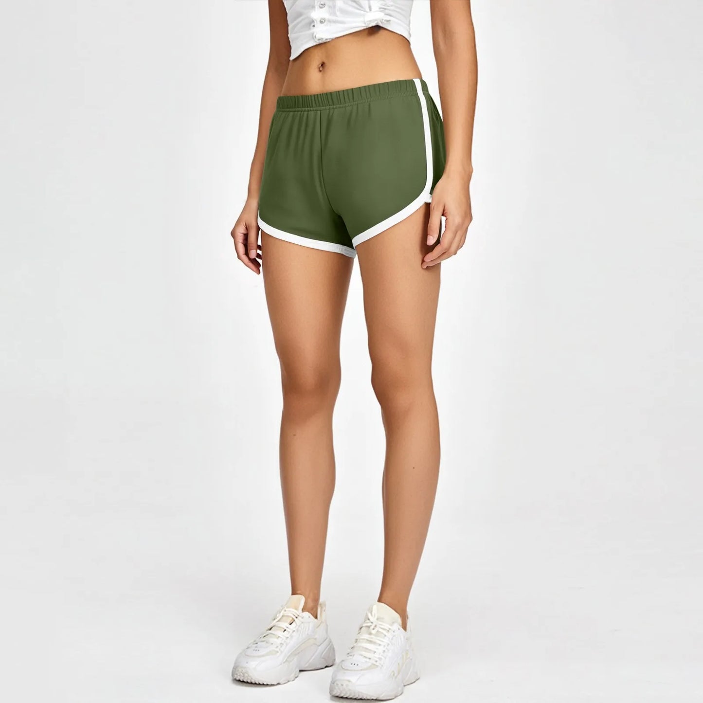 Women's Cotton Shorts Vintage Dolphin Short Pants Sexy Lounge Workout Bike Shorts Streetwear Yoga Summer Sport Hiking Wea