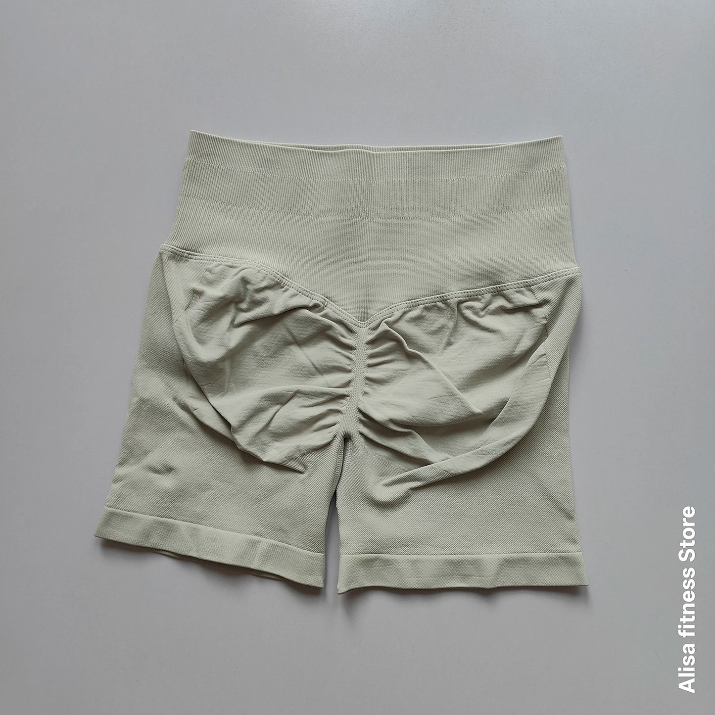 Summer High Waisted Yoga Shorts Tummy Control Seamless Fitness Shorts Sexy Running Fitness Short Pants Solid Color Yoga Leggings