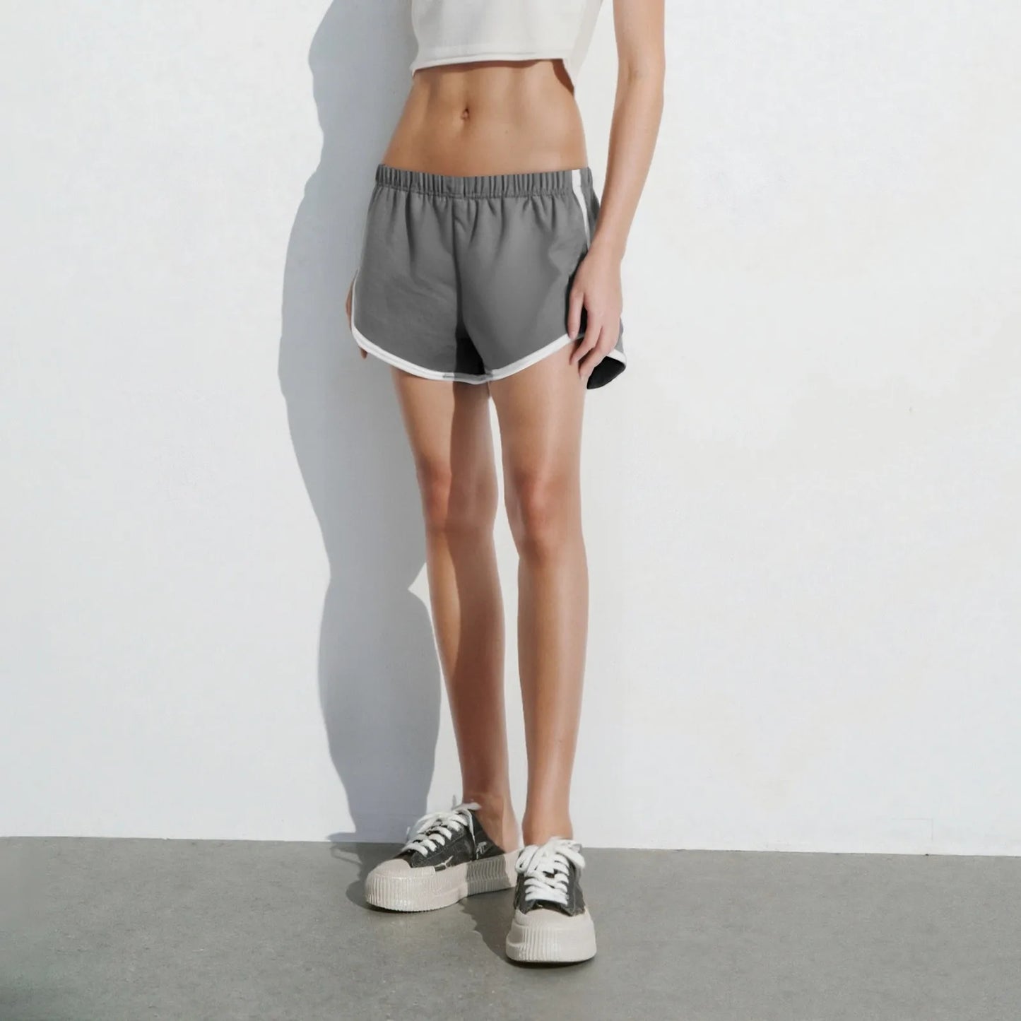 Women's Cotton Shorts Vintage Dolphin Short Pants Sexy Lounge Workout Bike Shorts Streetwear Yoga Summer Sport Hiking Wea