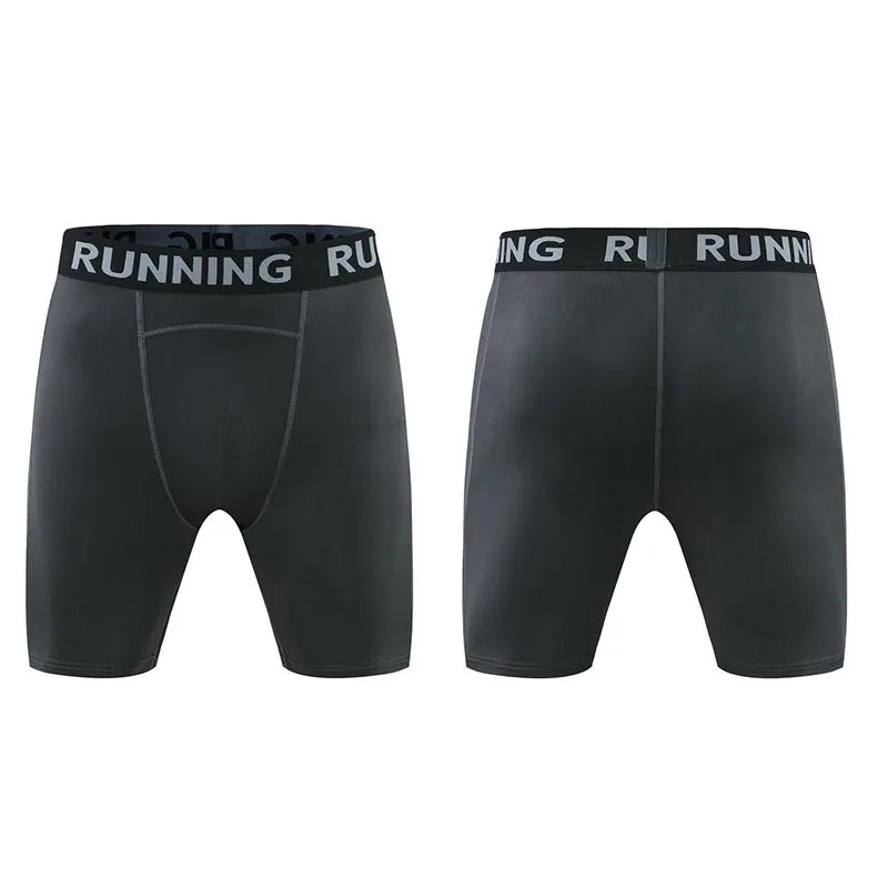 Sports Fitness Pants Men Gym Shorts Workout Tights Running Training Bottoming Shorts Compression Leggings Basketball Sportswear