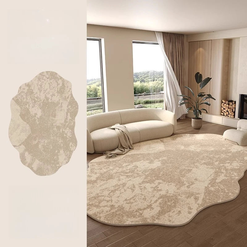 Irregular Shapes Bedroom Decor Large Carpet Light Luxury Carpets for Living Room Thick Plush Cloakroom Floor Mat Fluffy Soft Rug