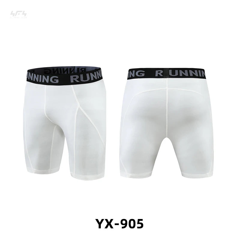 Sports Fitness Pants Men Gym Shorts Workout Tights Running Training Bottoming Shorts Compression Leggings Basketball Sportswear