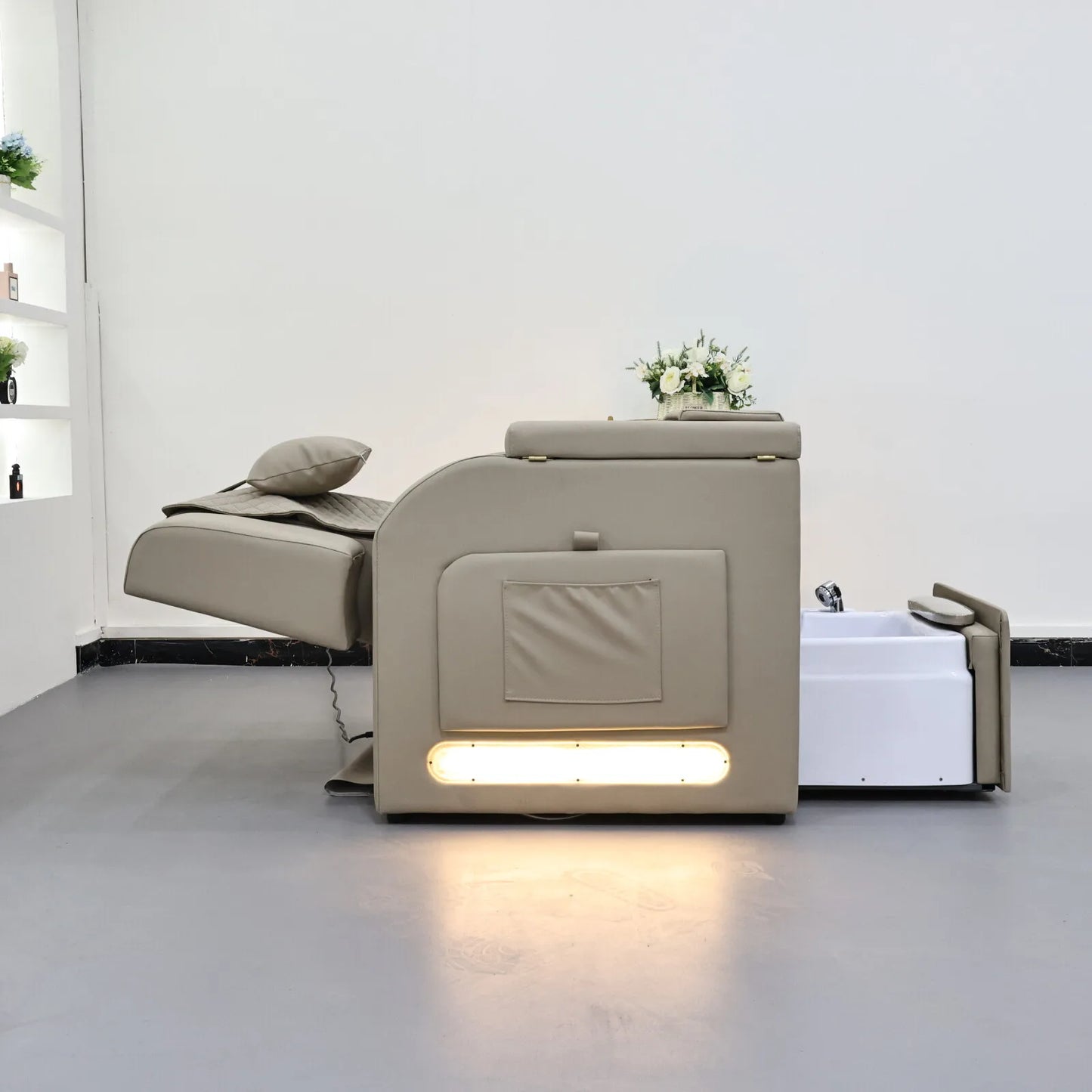 Electric Foot Repair Chair, Nail Salon, Beauty Foot Chair, Foot Bath Care, Foot Repair Sofa, Foot Bath and Foot Repair Integrate