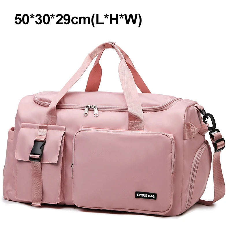 Sports Gym Bag Travel Dry Wet Handbags For Women Female Swimming Shoulder Crossbody Fitness Outdoor Travel Bag Weekender Duffel