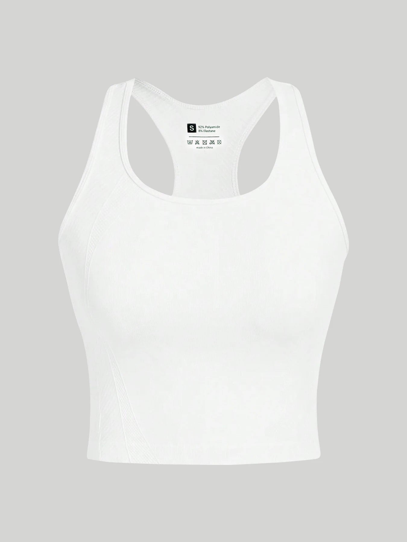 3 Piece Yoga Vest Women Gym Sports Racerback Crop Tops Seamless Streetwear Rib Knit Workout BreathableTank Top Female