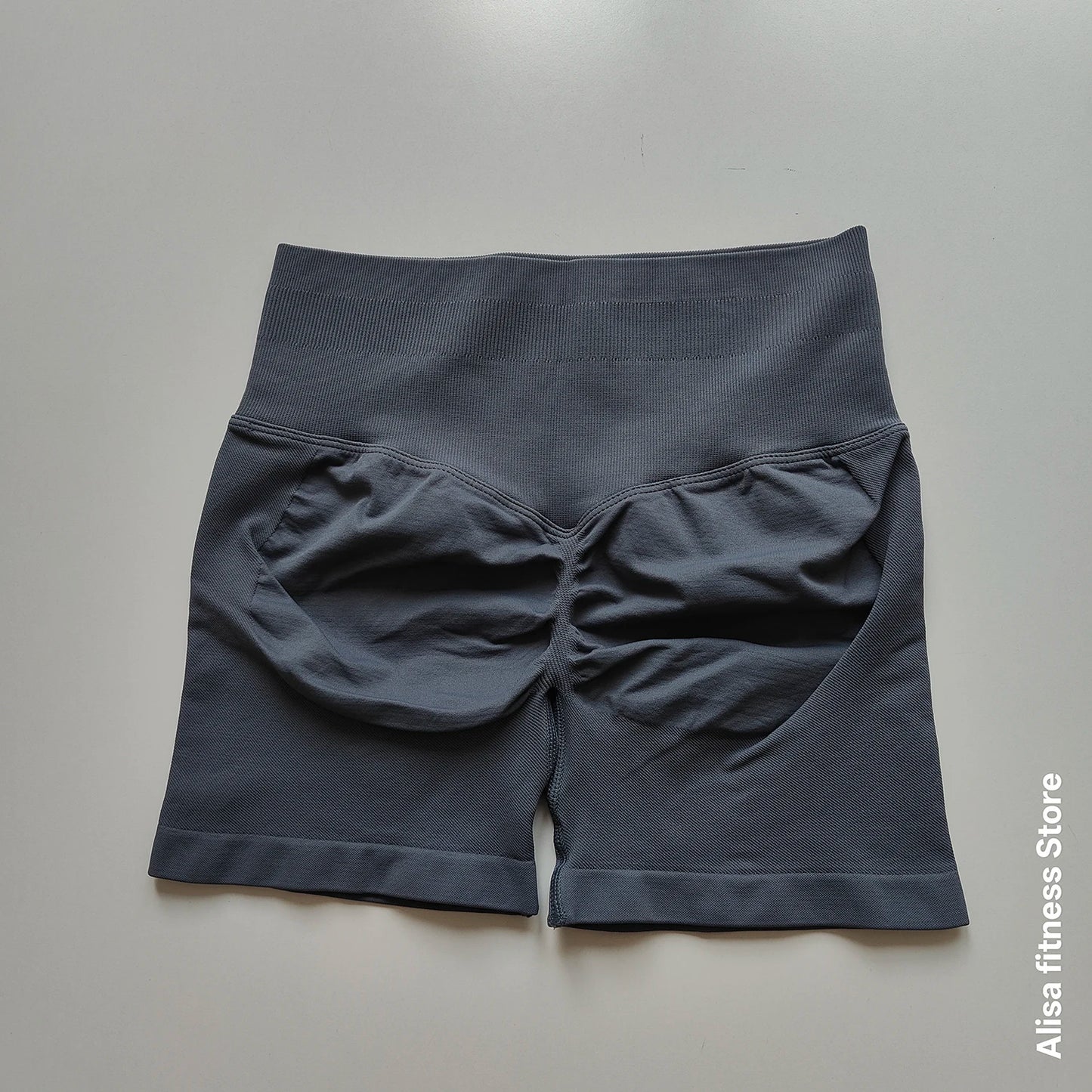 Summer High Waisted Yoga Shorts Tummy Control Seamless Fitness Shorts Sexy Running Fitness Short Pants Solid Color Yoga Leggings