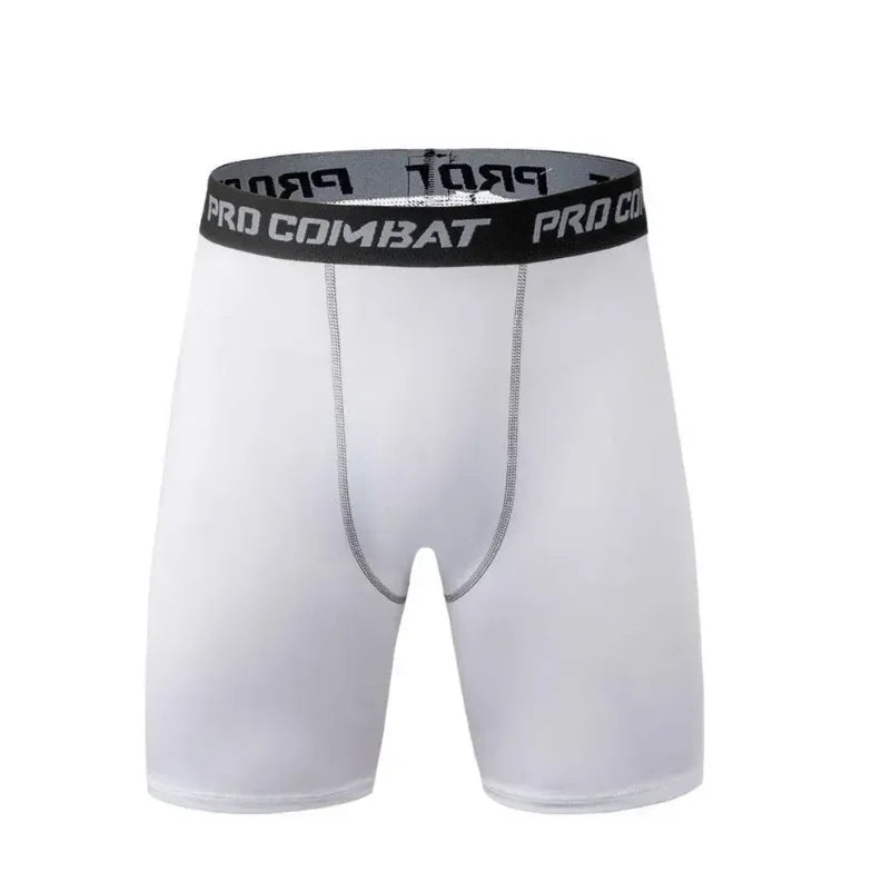 2025 New Men's Sports Leggings, Fitness Elastic Compression Leggings, Quick Drying Shorts, Running Training Elastic Shorts