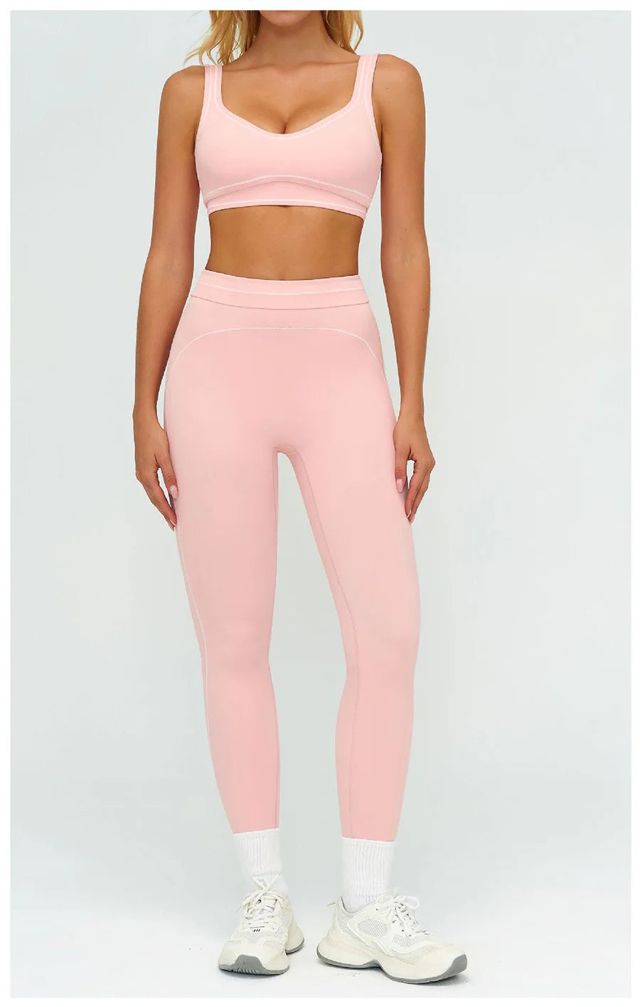 Women Yoga Set Tracksuit Sportswear Workout Athletic Wear Gym Vest Shorts Legging Fitness Bra Crop Top Long Sleeve Sports Suits