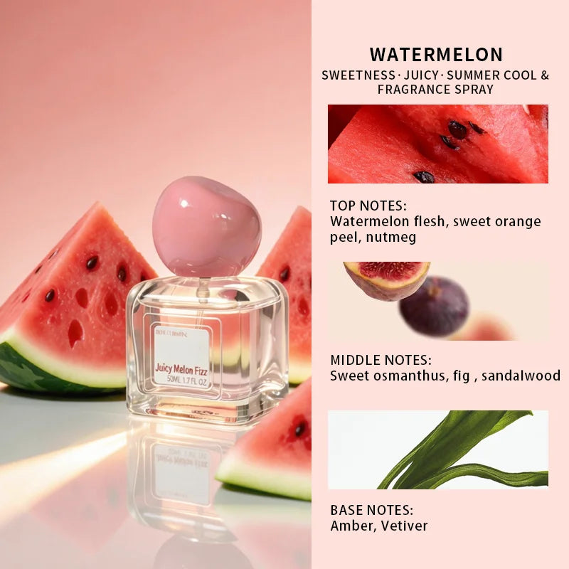 Original Luxury 7 Fruity Fragrance Series Summer Sweet Women Perfume Long Lasting for Daily Office Dating Gifting