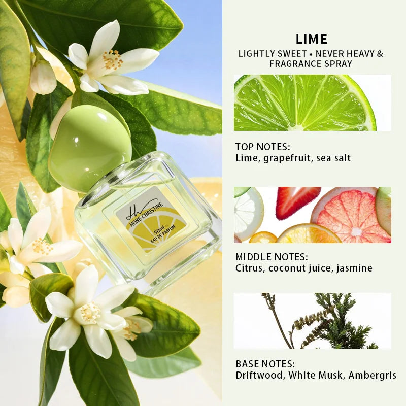 Original Luxury 7 Fruity Fragrance Series Summer Sweet Women Perfume Long Lasting for Daily Office Dating Gifting