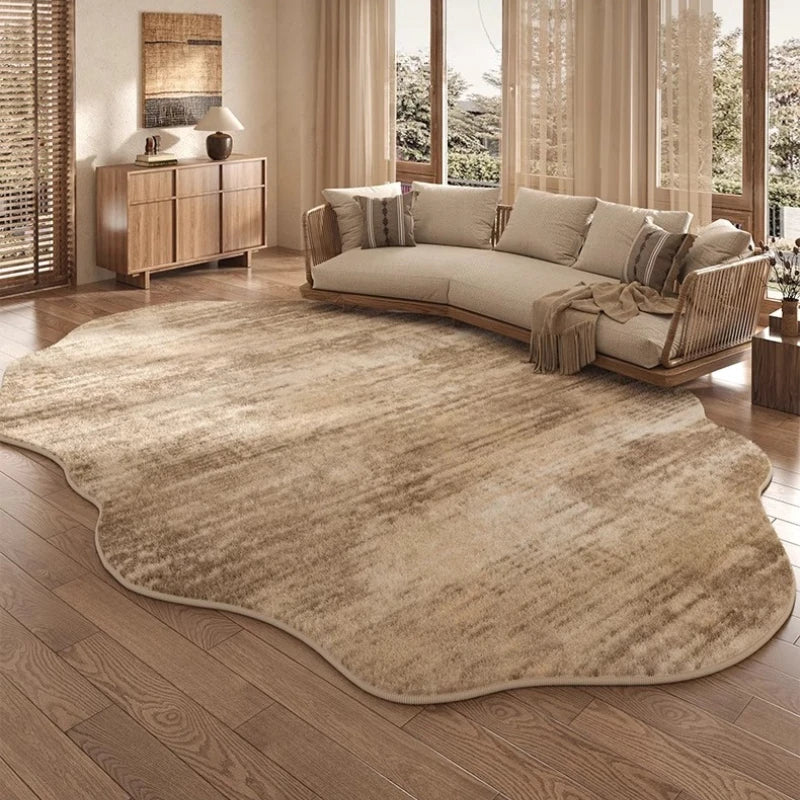 Irregular Shapes Bedroom Decor Large Carpet Light Luxury Carpets for Living Room Thick Plush Cloakroom Floor Mat Fluffy Soft Rug