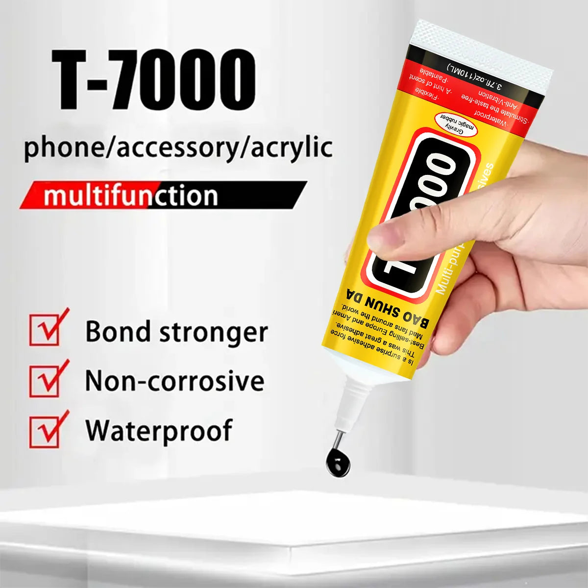 15ML 50ML 110ML B-7000 Clear Contact Phone Repair Adhesive Universal Glass Plastic DIY Glue T7000 with Precision Applicator Glue