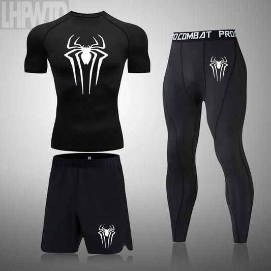 New Compression Shirt Men Rashguard Fitness Short Sleeve Running Shirt Man Gym T Shirt Sportswear Tights T Shirt Men