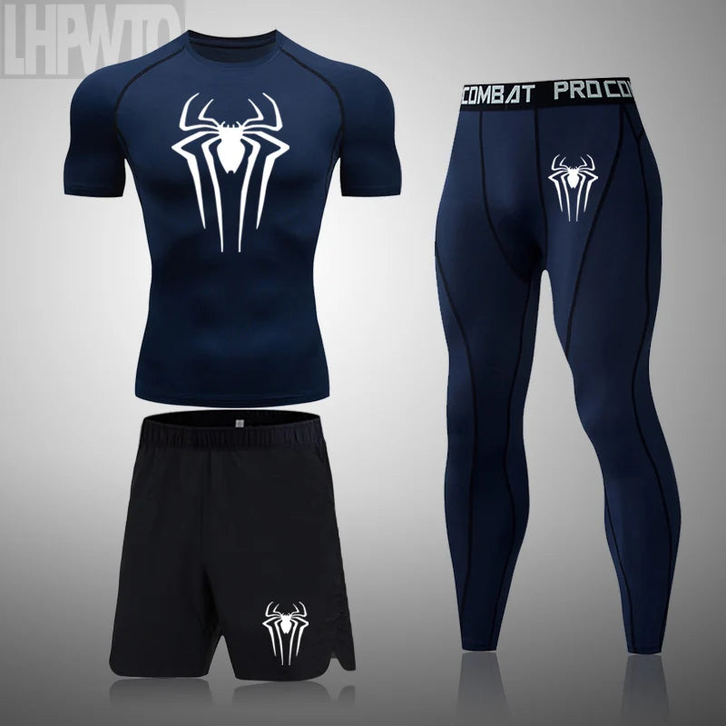 New Compression Shirt Men Rashguard Fitness Short Sleeve Running Shirt Man Gym T Shirt Sportswear Tights T Shirt Men
