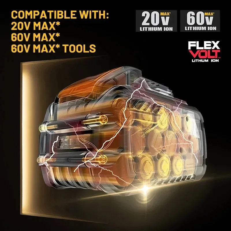 Original Dewalt 20V/60V 9.0Ah Power Tool Battery DCB206 DCB205 DCB200 DCF887 DCG405 DCD791 DCF922 DCF850 DCD805 tool battery
