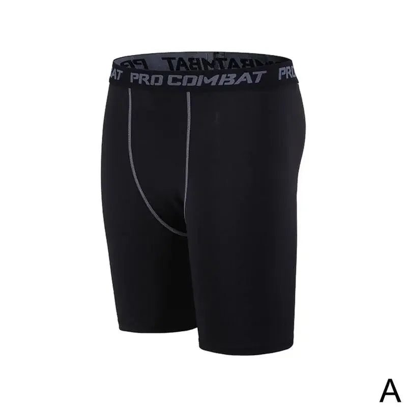 2025 New Men's Sports Leggings, Fitness Elastic Compression Leggings, Quick Drying Shorts, Running Training Elastic Shorts