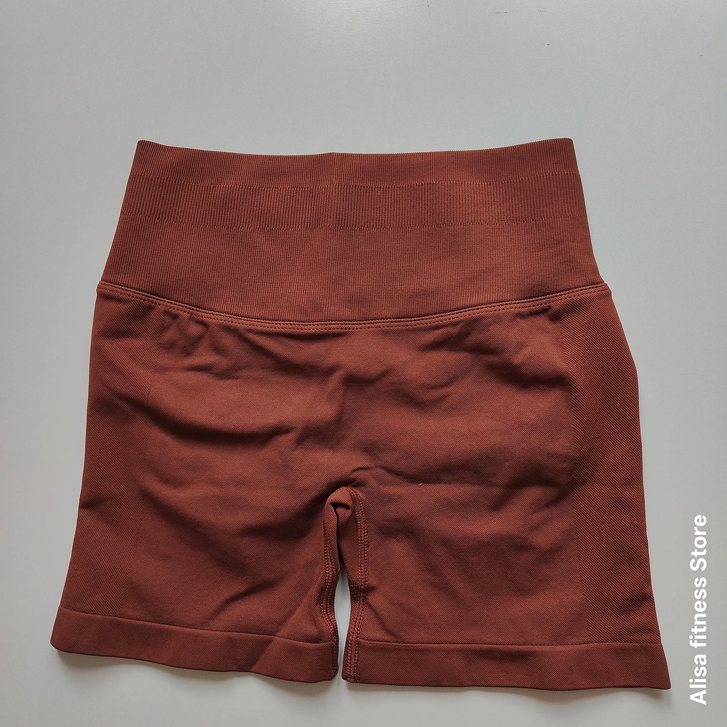 Summer High Waisted Yoga Shorts Tummy Control Seamless Fitness Shorts Sexy Running Fitness Short Pants Solid Color Yoga Leggings