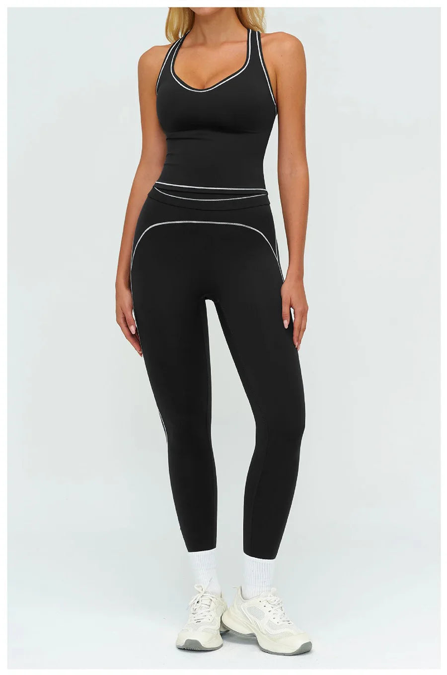 Women Yoga Set Tracksuit Sportswear Workout Athletic Wear Gym Vest Shorts Legging Fitness Bra Crop Top Long Sleeve Sports Suits
