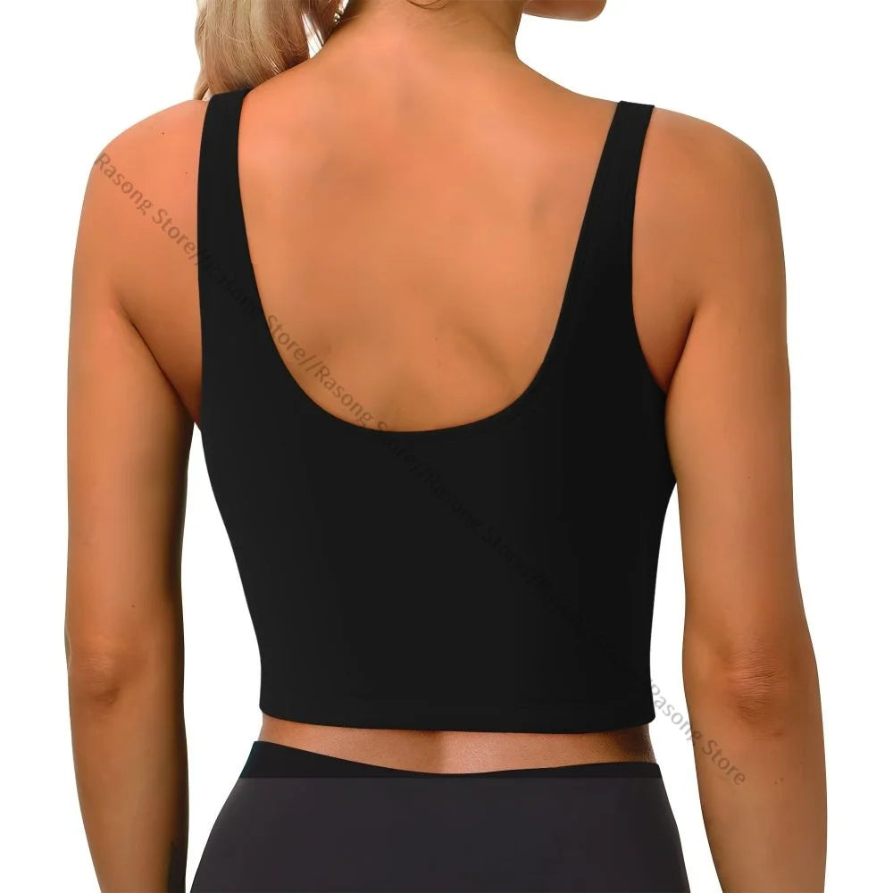 Sports Bra Women Running Yoga Clothes Vest Jamaica Flag Gathering Fitness Vest