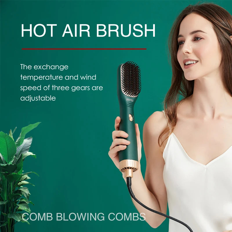 Hot Selling 3 in 1 Hair Dryer Dry and Wet Hair Straightener Comb Hot Air Brush Styler