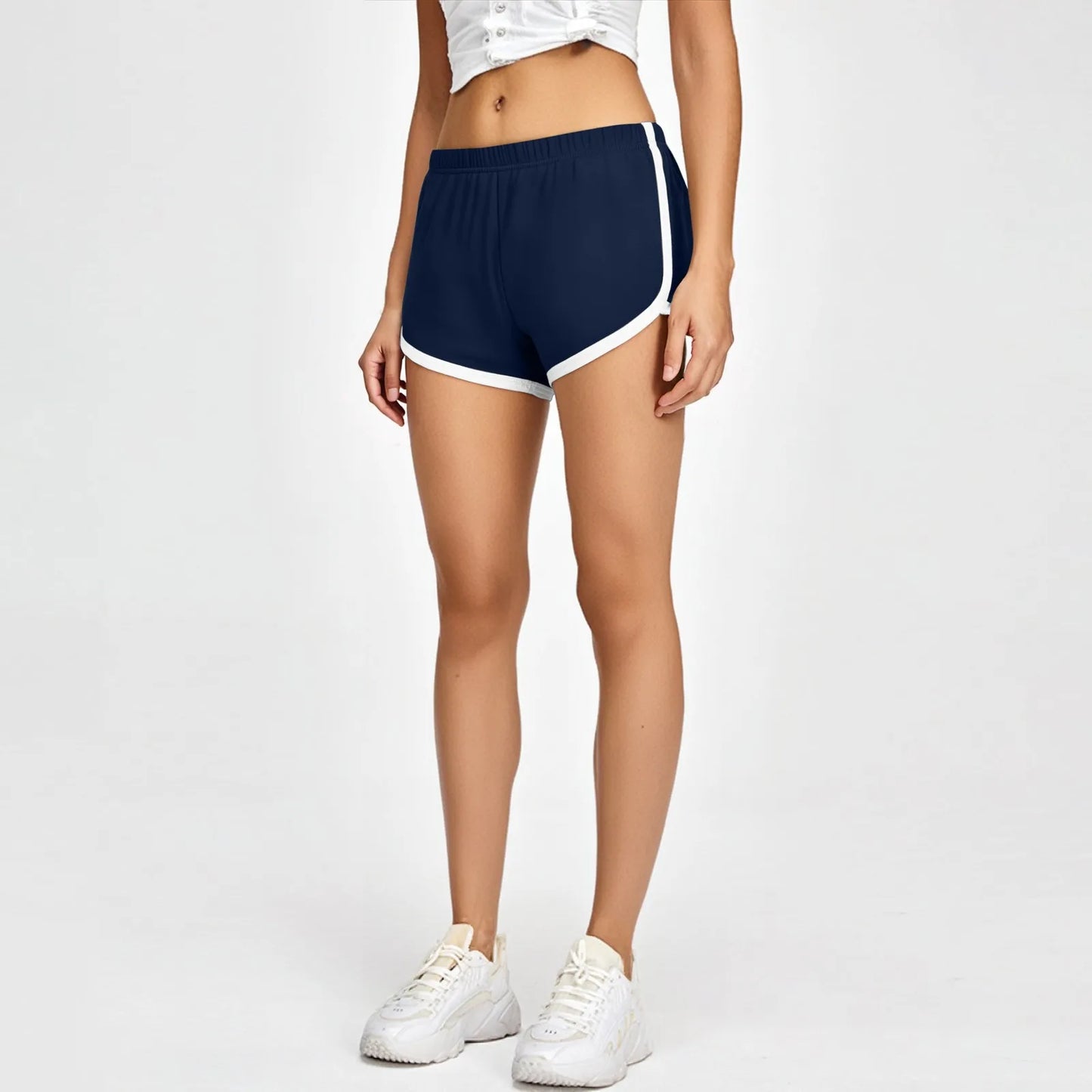 Women's Cotton Shorts Vintage Dolphin Short Pants Sexy Lounge Workout Bike Shorts Streetwear Yoga Summer Sport Hiking Wea