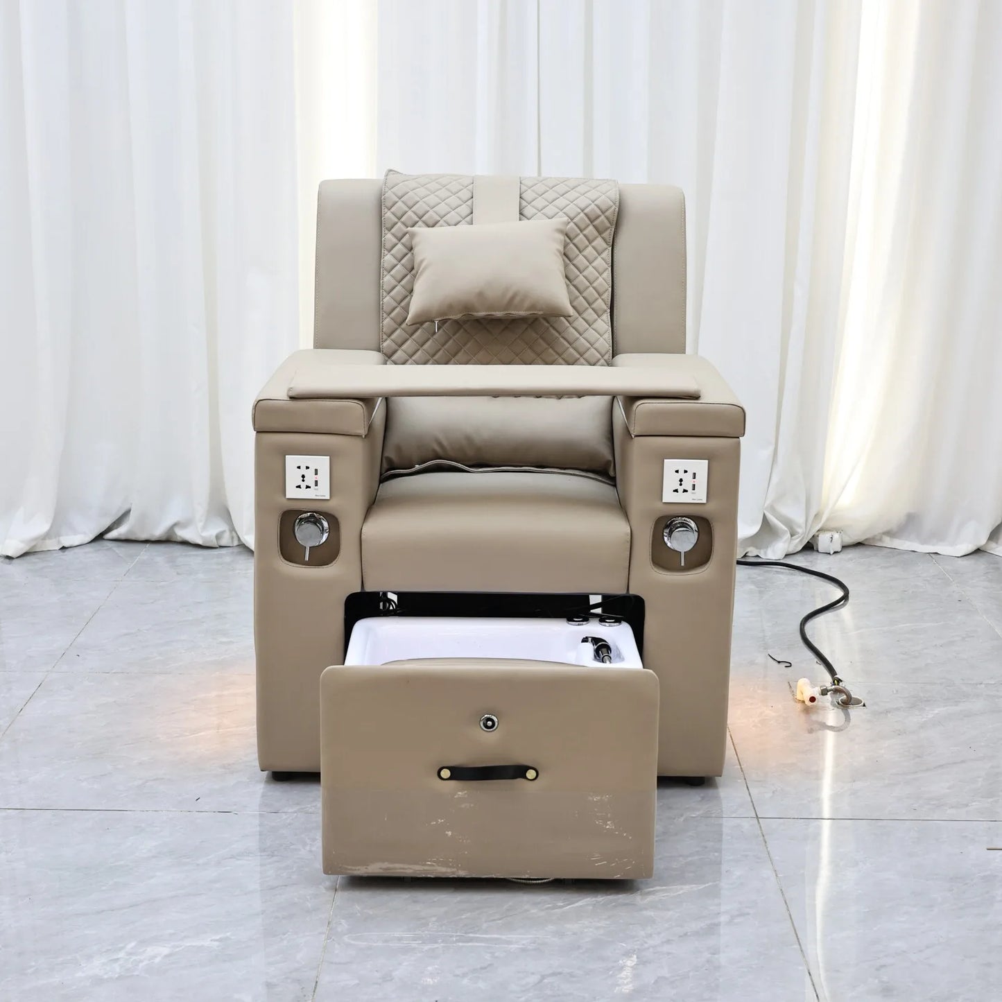 Electric Foot Repair Chair, Nail Salon, Beauty Foot Chair, Foot Bath Care, Foot Repair Sofa, Foot Bath and Foot Repair Integrate