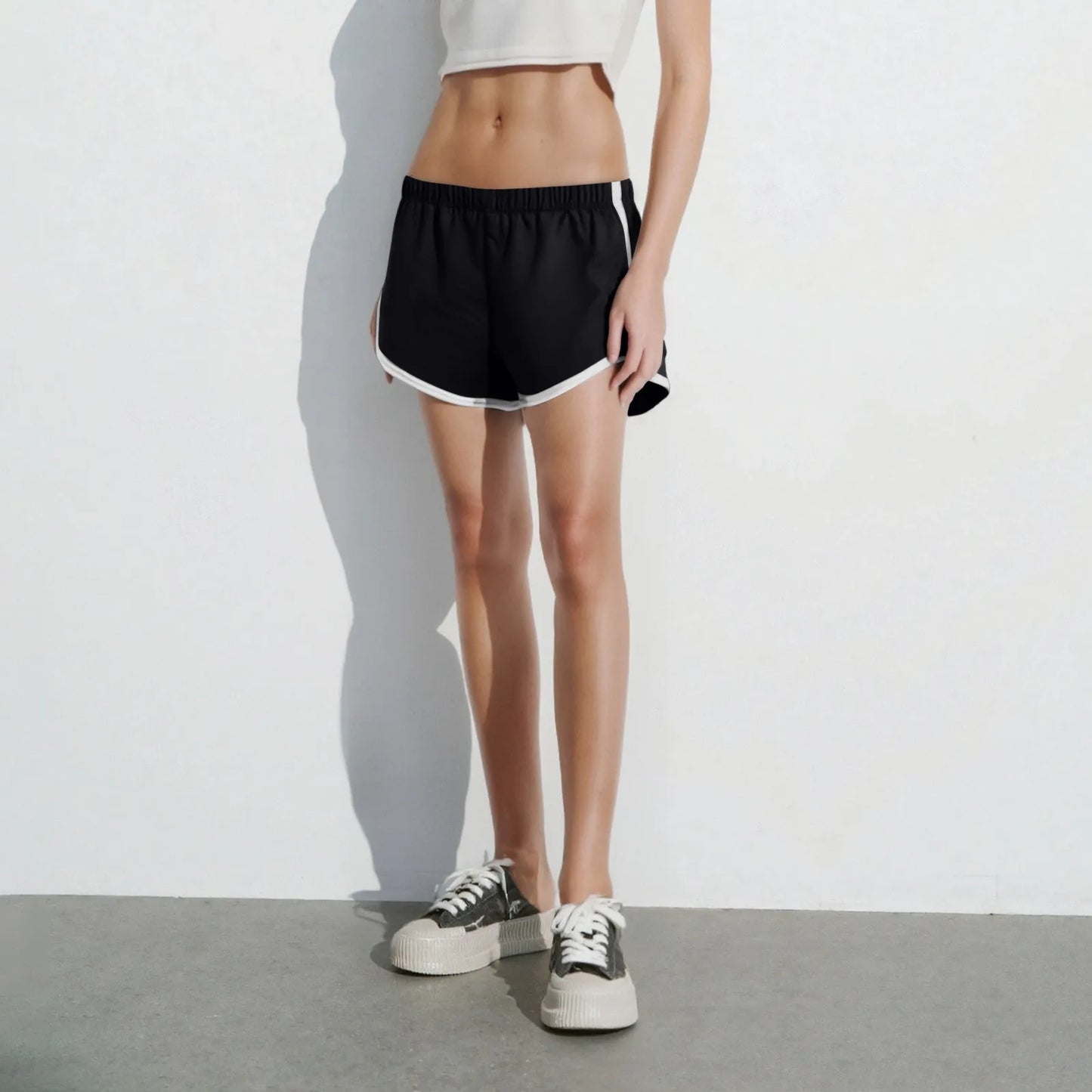 Women's Cotton Shorts Vintage Dolphin Short Pants Sexy Lounge Workout Bike Shorts Streetwear Yoga Summer Sport Hiking Wea