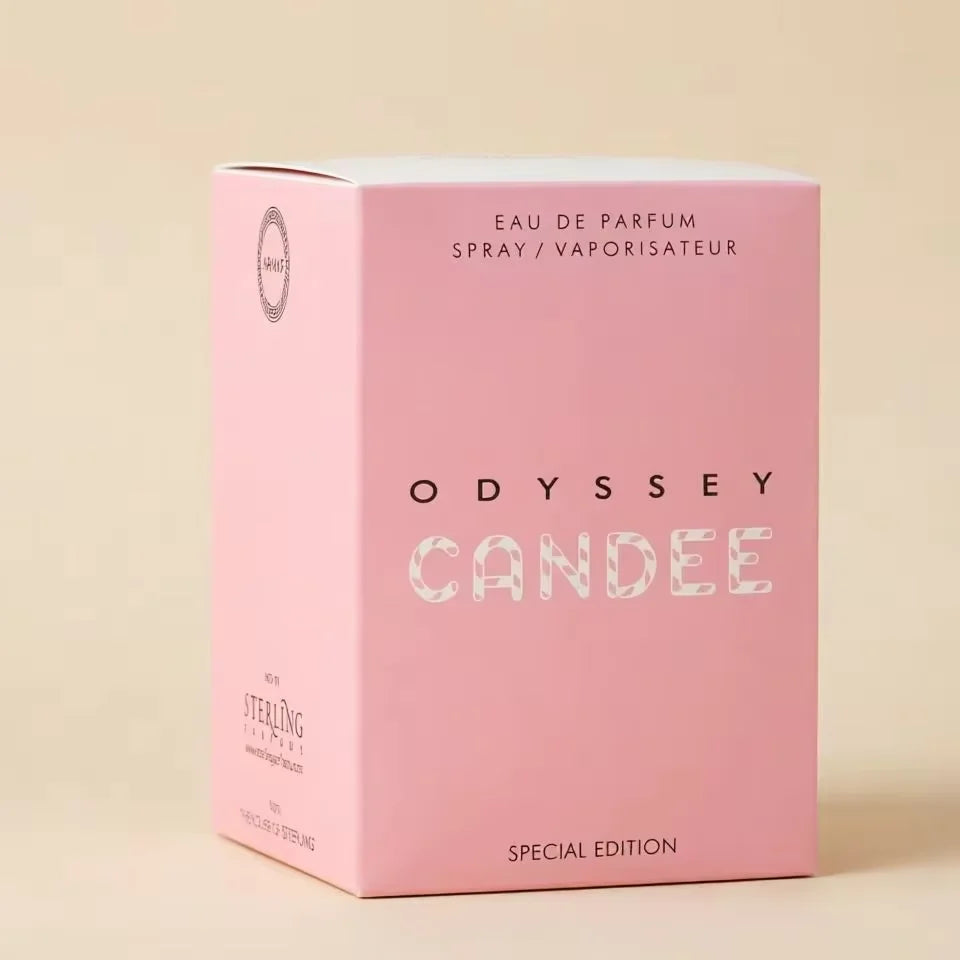 Armaf Odyssey Candee Special Edition Eau de Parfum 3.4 Oz - Women's Citrus-Floral Scent in Iconic Pink Striped Design