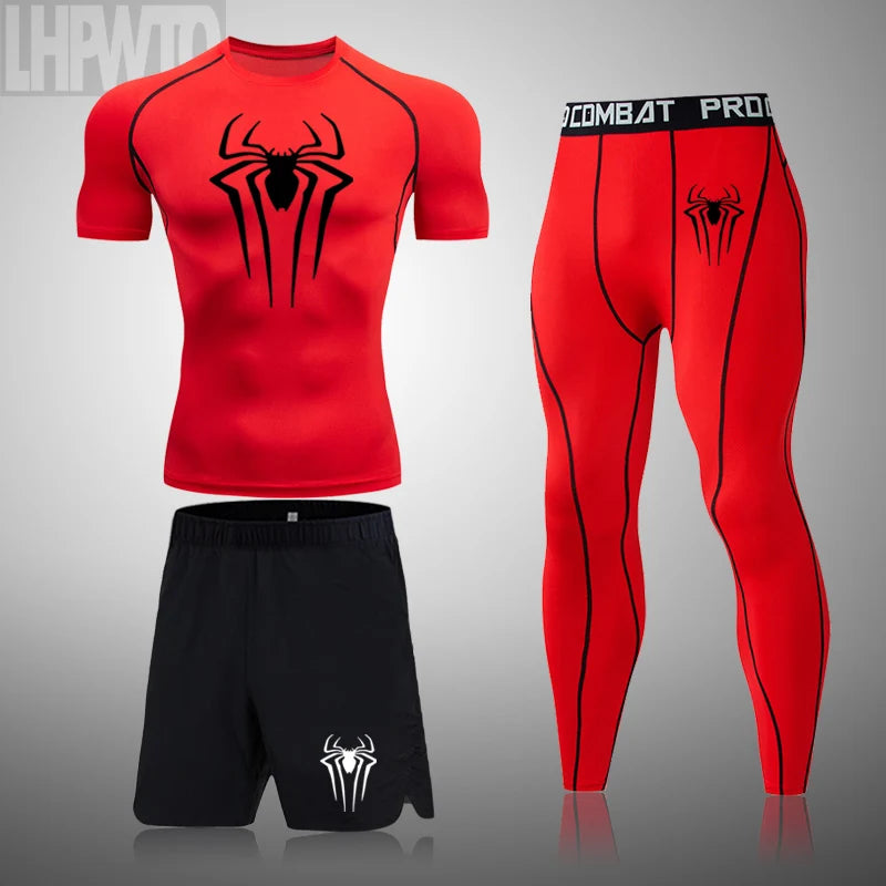 New Compression Shirt Men Rashguard Fitness Short Sleeve Running Shirt Man Gym T Shirt Sportswear Tights T Shirt Men