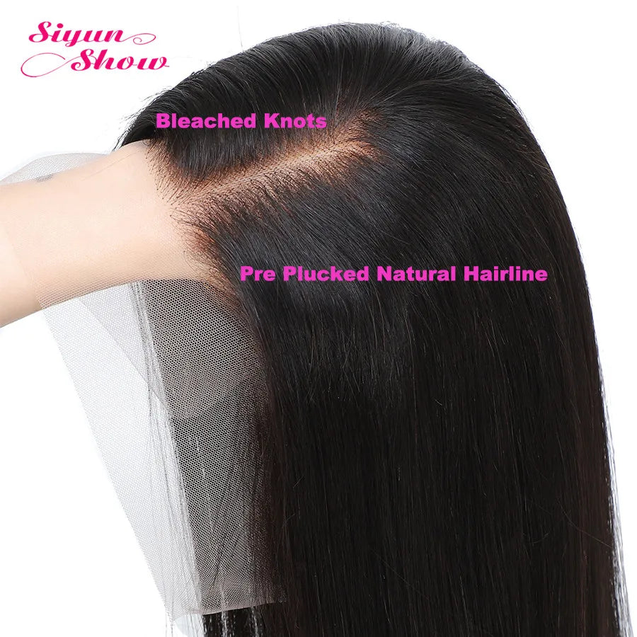 Bone Straight HD Lace Frontal Wig Raw Vietnamese Hair Double Drawn Short Bob Human Hair Wigs For Women Pre Plucked Ombre Brown