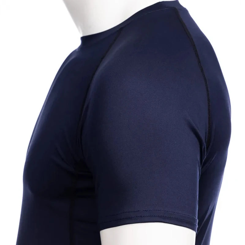Sports Compression Shirt Men's T-Shirt Short Sleeve Quick Dry Summer Fitness Top Bodybuilder T-shirt Running Men's Gym Clothing