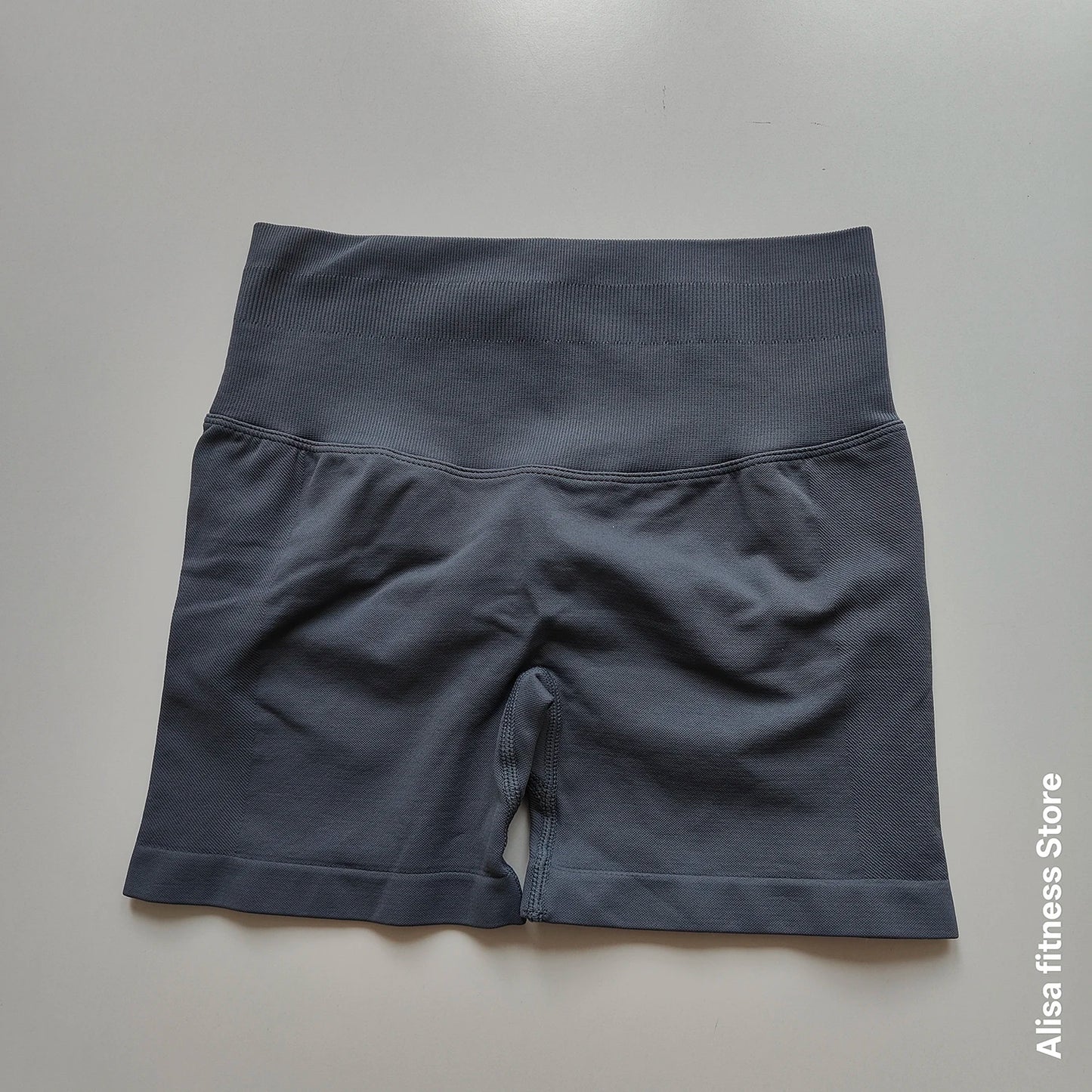 Summer High Waisted Yoga Shorts Tummy Control Seamless Fitness Shorts Sexy Running Fitness Short Pants Solid Color Yoga Leggings