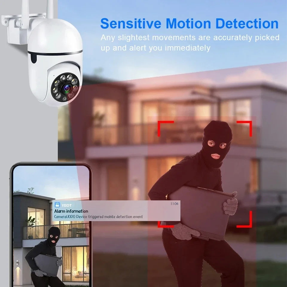 1080P Wifi Surveillance Camera Color Night Vision WiFi Camera Auto Tracking Wireless Camera Security Protection Outdoor Monitor