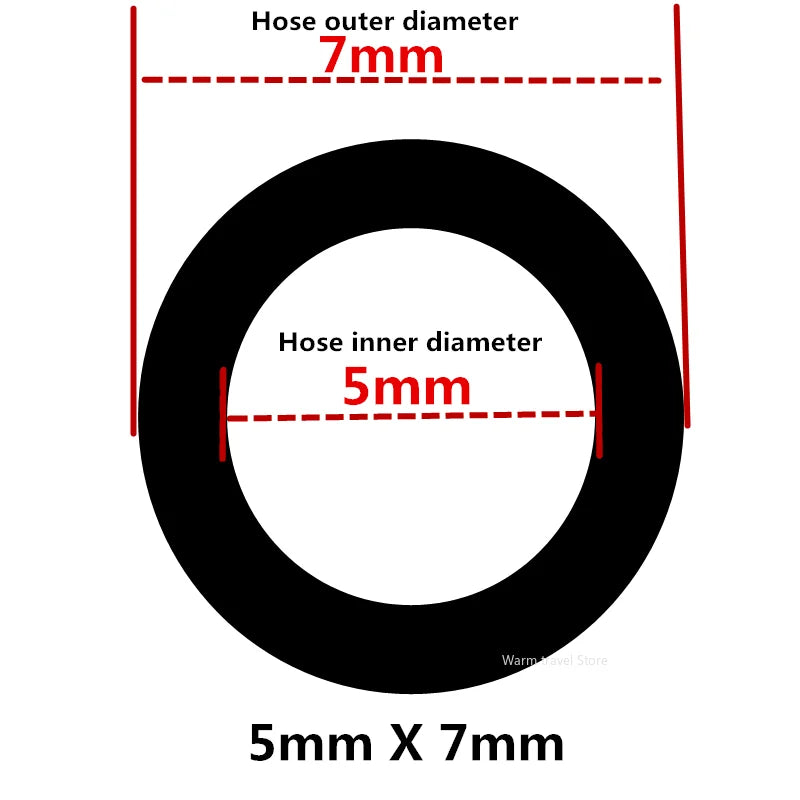 PVC Pipe Transparent Water Pipe Pipes Tube Hoses Aquarium Tubing Water Pump Hosing Garden Hose 3 4 5 6 7 8 9 10 12 14 16 mm