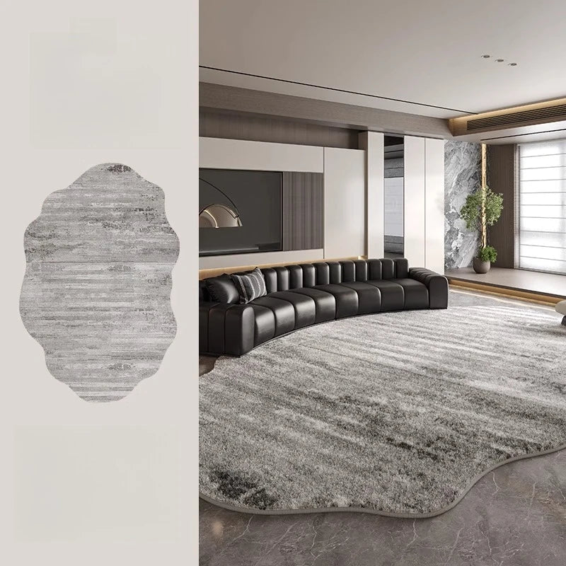 Irregular Shapes Bedroom Decor Large Carpet Light Luxury Carpets for Living Room Thick Plush Cloakroom Floor Mat Fluffy Soft Rug