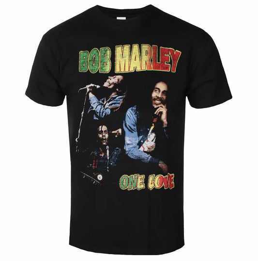 Bob Marley One Love Homage T-Shirt Unisex Reggae Music Graphic T-Shirt Vintage Jamaican Rasta Streetwear Top