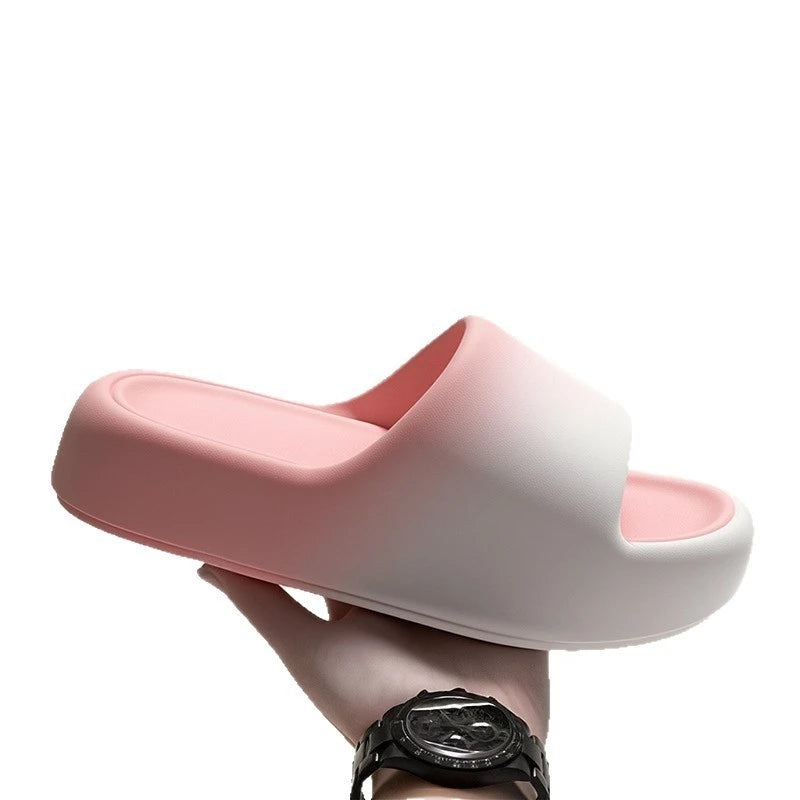 New EVA Cloud Slides Thick Sole Non Slip Odor Free Summer Slippers For Women Men Bathroom Dormitory Shower Bedroom Home Shoes