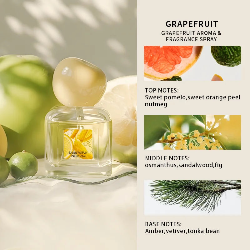 Original Luxury 7 Fruity Fragrance Series Summer Sweet Women Perfume Long Lasting for Daily Office Dating Gifting