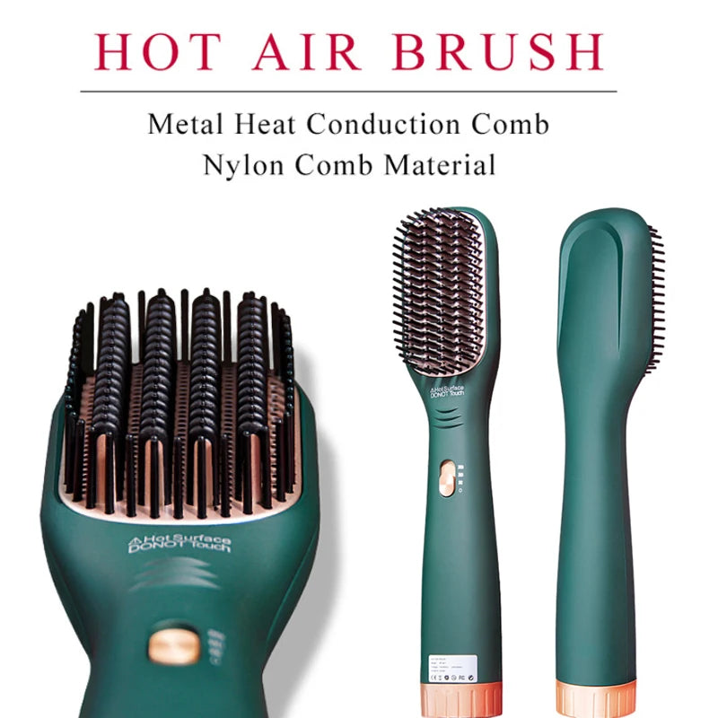 Hot Selling 3 in 1 Hair Dryer Dry and Wet Hair Straightener Comb Hot Air Brush Styler