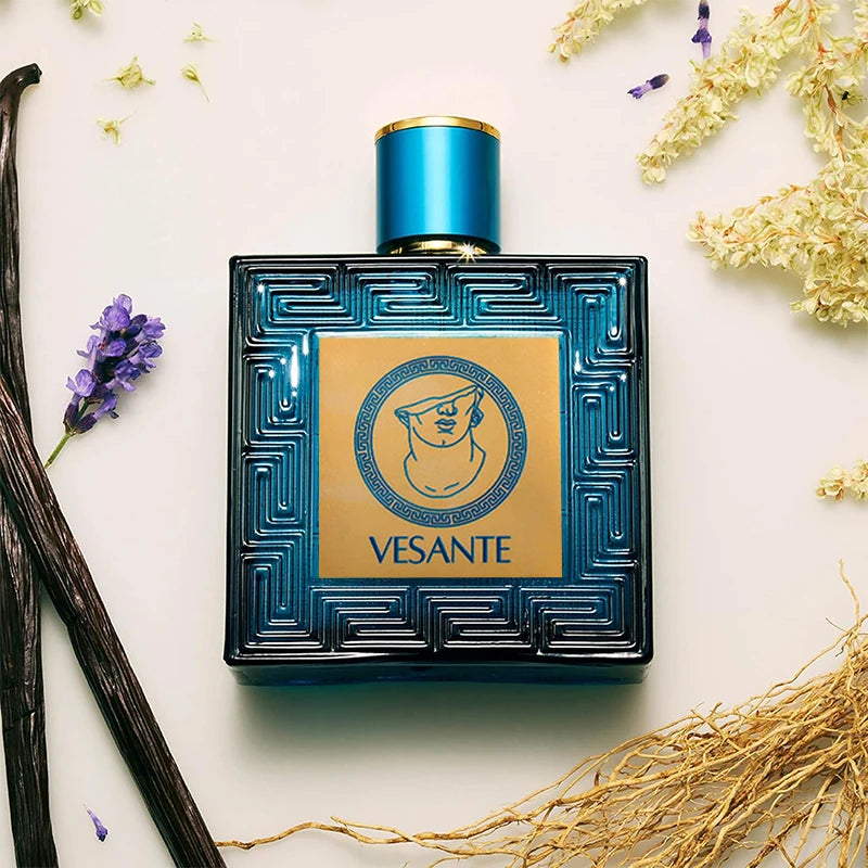Vintage Heros - 3.4oz Men's Bold Eau De Cologne Concentrated Perfume, Fruity Aromatic Fragrance Notes, An Elegant Choice For Men
