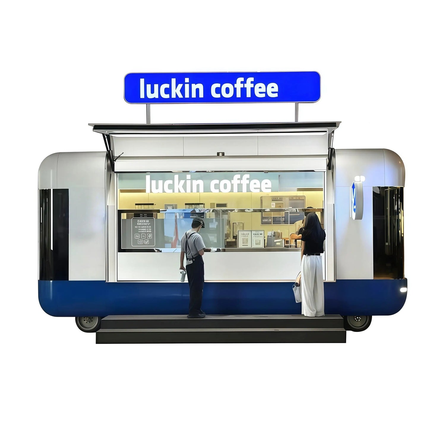 Catering Food Truck Fully Equipped Mobile Kitchen Pizza Coffee Cart Ice Cream BBQ Truck Cheap Mobile Food Trailer