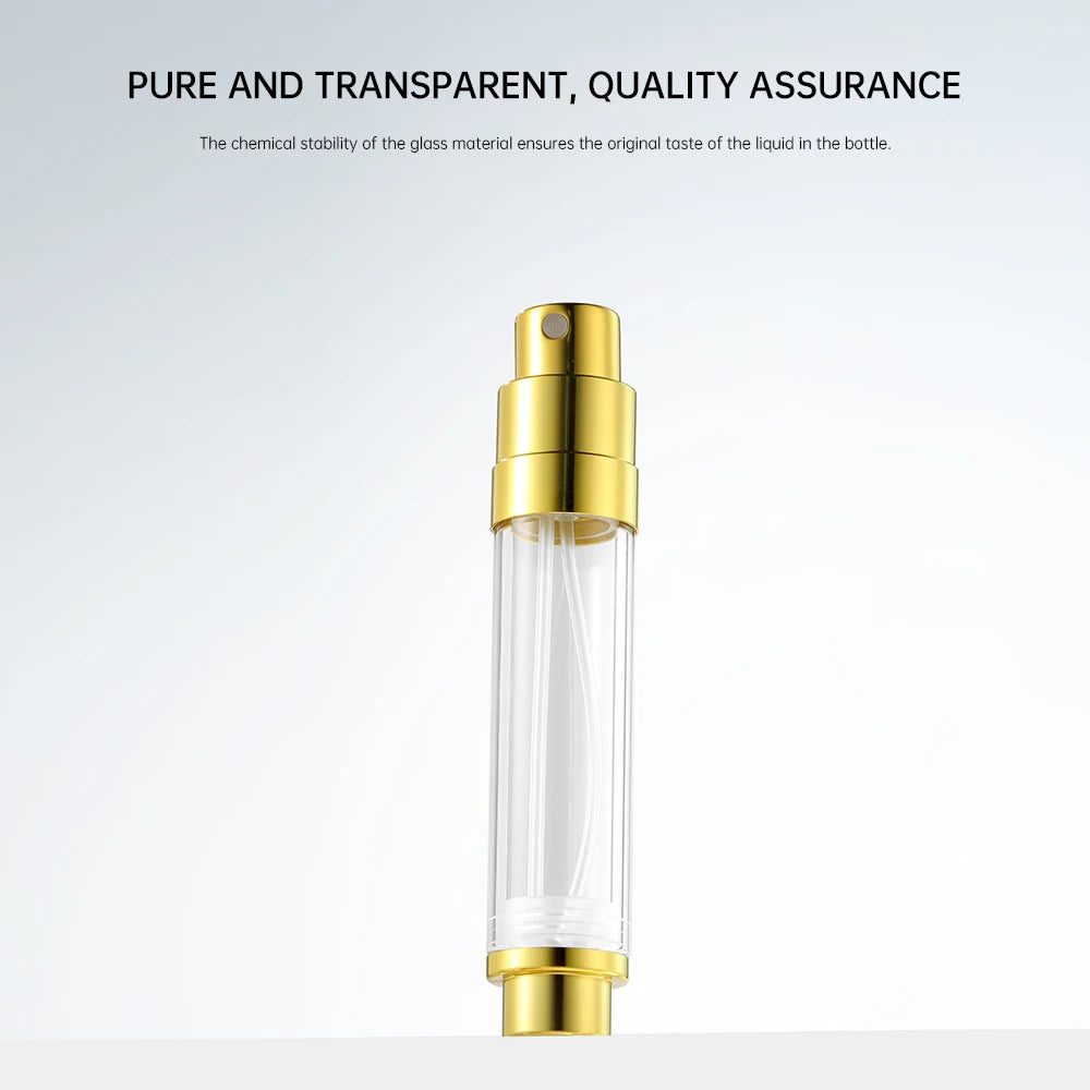 Louischanzl 8ml Magnet Leather refill Perfume Atomizer Bottle Portable Spray Mini Perfume Atomizer for Travel Cologne Dispenser