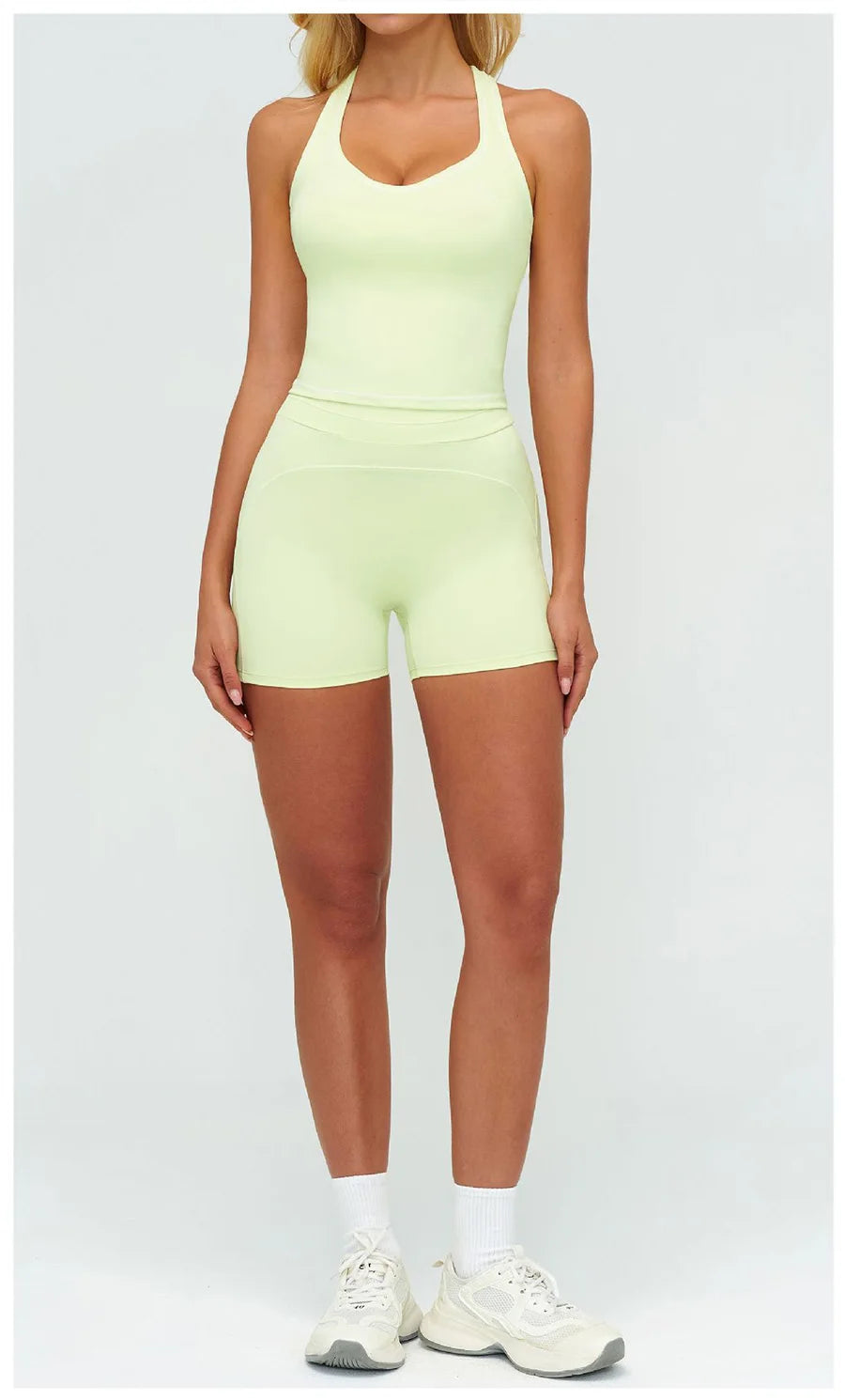 Women Yoga Set Tracksuit Sportswear Workout Athletic Wear Gym Vest Shorts Legging Fitness Bra Crop Top Long Sleeve Sports Suits