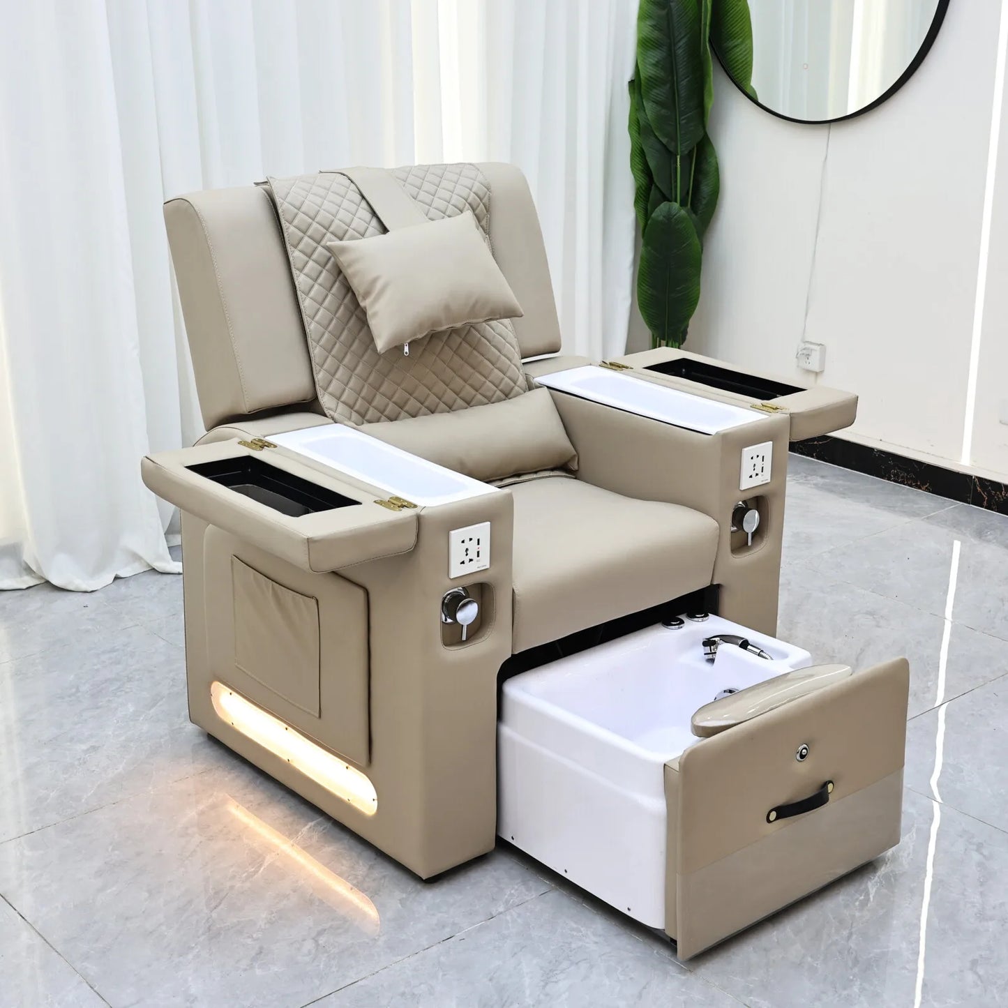 Electric Foot Repair Chair, Nail Salon, Beauty Foot Chair, Foot Bath Care, Foot Repair Sofa, Foot Bath and Foot Repair Integrate